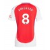 Maillot de foot Arsenal Martin Odegaard #8 Domicile vêtements Femmes 2024-25 Manches Courtes